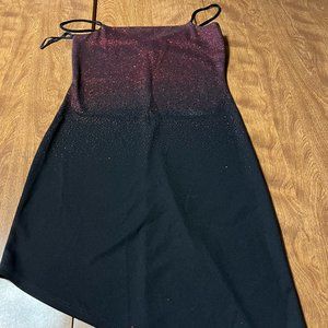 Medium Black / Red Chesley Dress